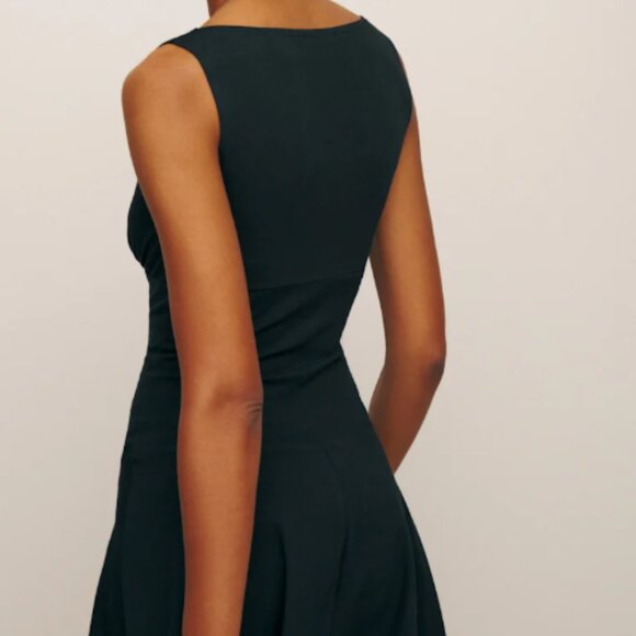 NWT Reformation Mayve Black Knit Dress - Picture 4 of 10